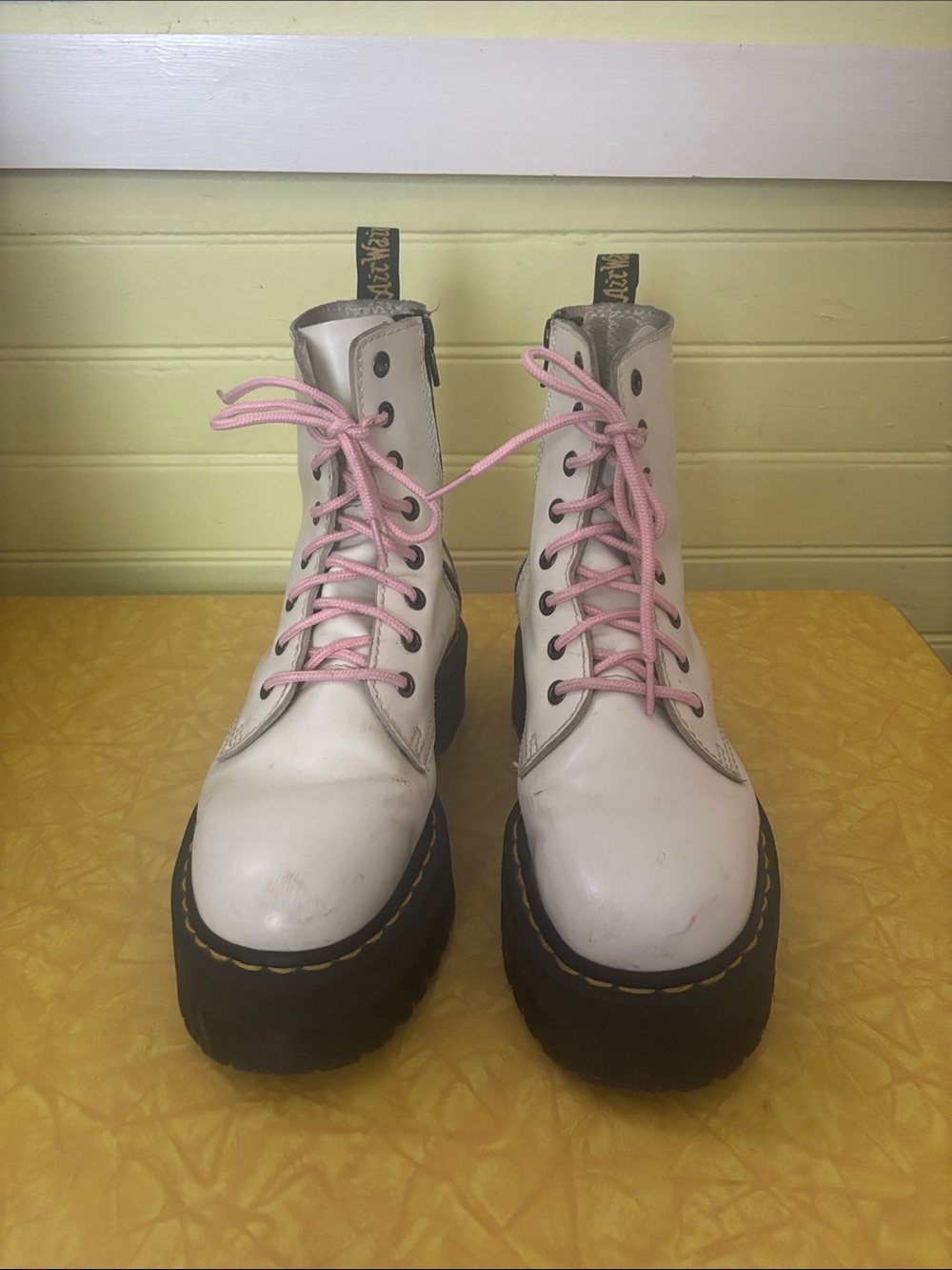 White Doc Martens Air Waire